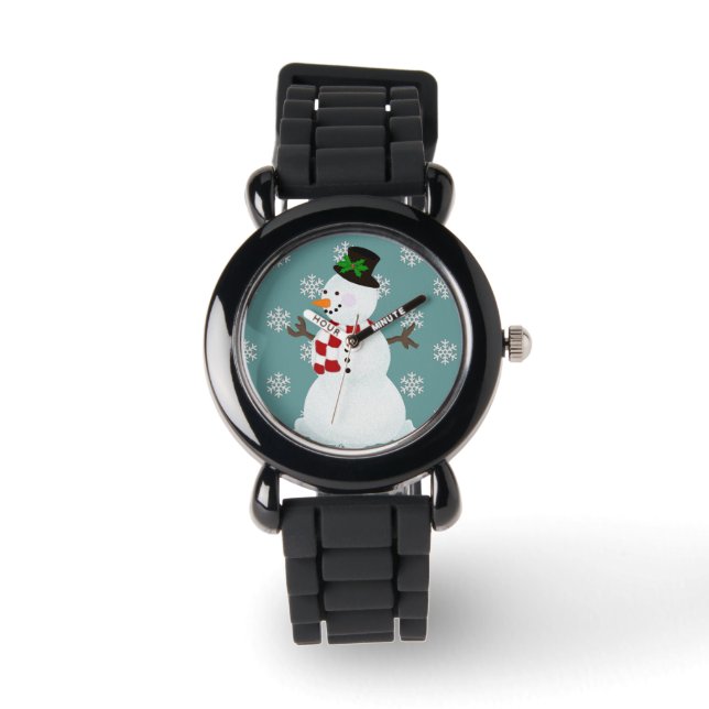 Montre Veille de neige festive (Recto)