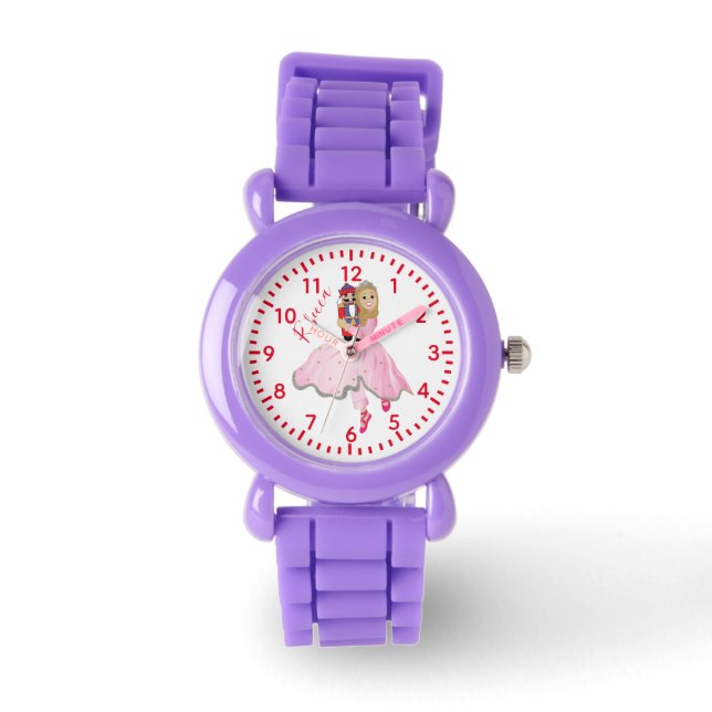 Montre Veille de Noël fille Nutcracker Ballerina (Recto)