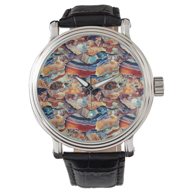 Montre Veille de sédimentation géologique (devant)