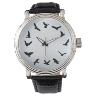 Montre Veille d'oiseaux de nouveauté minimaliste des mouc