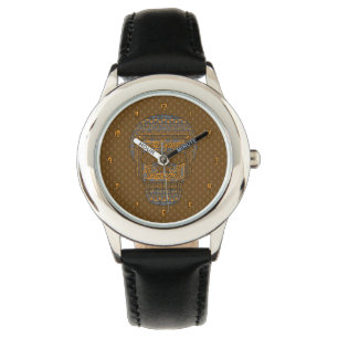 Montre Veille du crâne d'Halloween