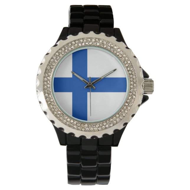 Montre Veille féminine finlandaise - Suomen Lippu Kello (devant)