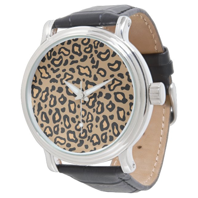 Montre Veille léopard (Incliné)