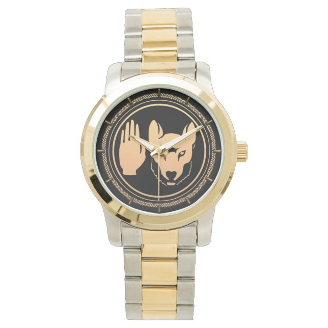 Montre Veille métisse Veille du loup des Premières nation (devant)