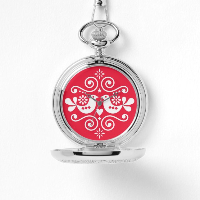 Montre Veille traditionnelle de l'ornement folklorique (Recto)