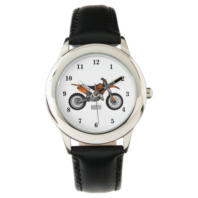 Montre Vélo droit hors route moto / motocross dessin anim (devant)