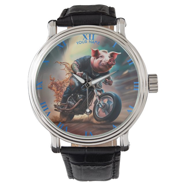 Montre Vélo Imaginaire Pig équitation (devant)