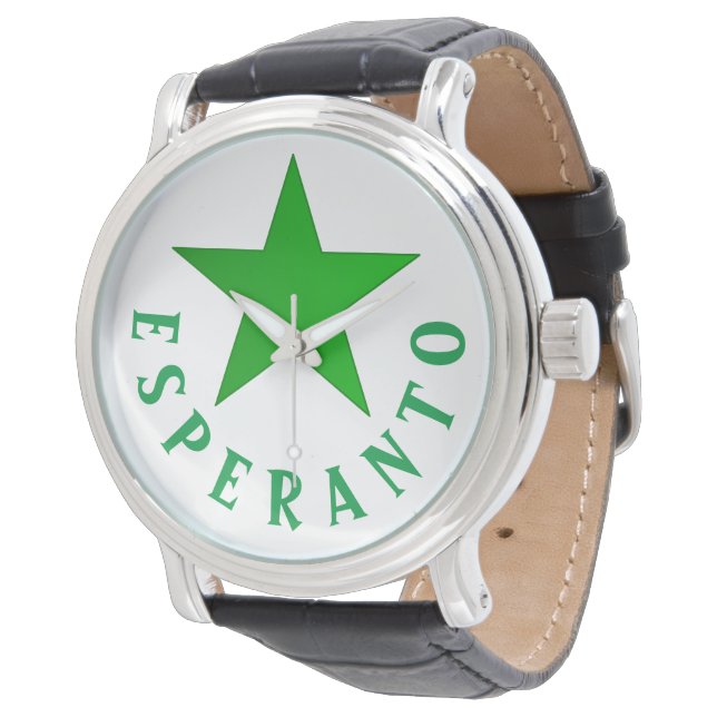 Montre Verda Stelo (Esperanto Star) (Incliné)
