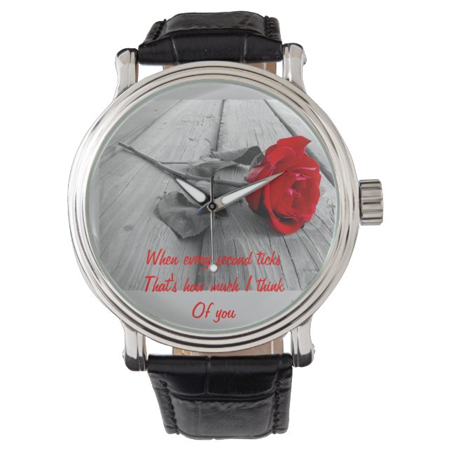 Montre verset romantique (devant)