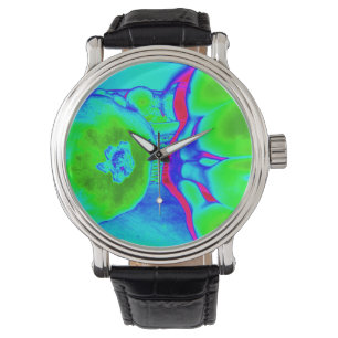 Montre vert fluorescent de fruit