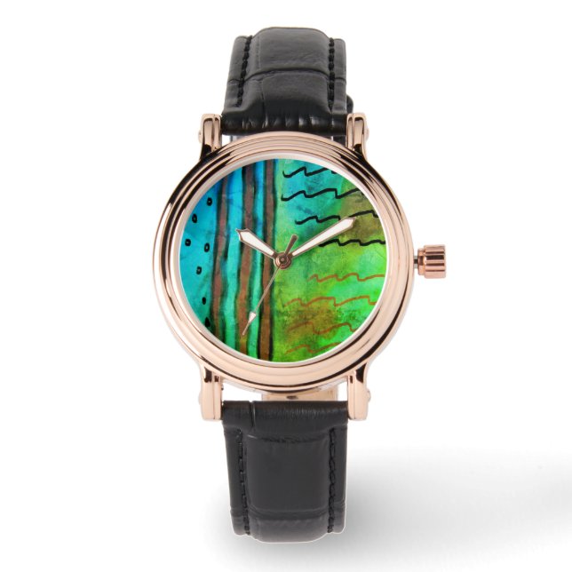 Montre Vêtements Abstraits funky (Recto)