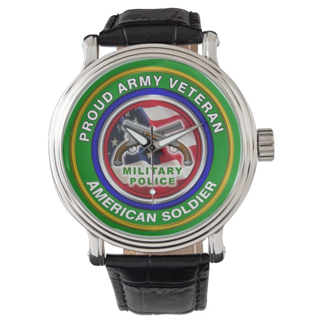 Montre Vétérinaire du Corps de police militaire (devant)