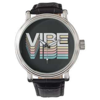 Montre Vibe Shift Retro Mood Typographie