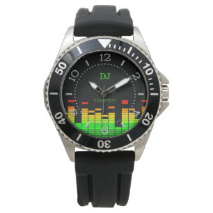 Montre Vibes égaliseur personnalisées Beat of DJ Music di