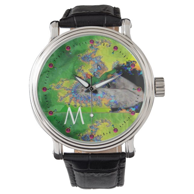 MONTRE VIBRATIONS DE MATIÈRE, MONOGRAMME FEMME FRACTAL VE (devant)