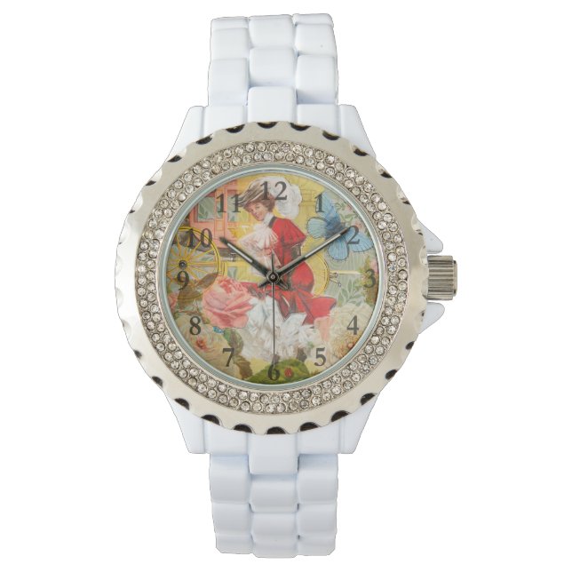 Montre Victorian Lady Woman Fun Carriage (devant)