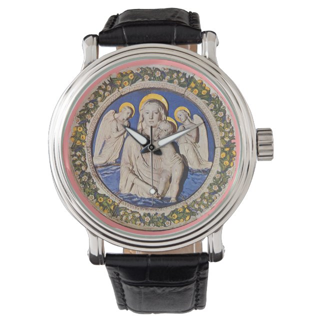 MONTRE VIERGE AVEC ENFANT ET ANGELS (devant)