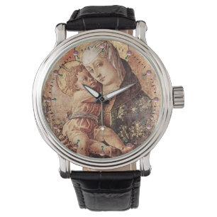 MONTRE VIERGE ET ENFANT, GÈMES D'AMÉTHYST ROSE