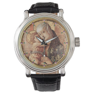 MONTRE VIERGE ET ENFANT, GÈMES D'AMÉTHYST ROSE