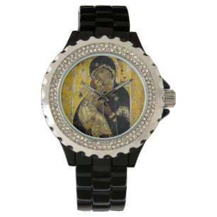 Montre Vierge ukrainienne de Kiev Icône Madonna Keepsaké 