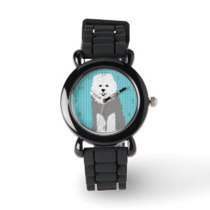 Montre Vieux chien de moutons anglais