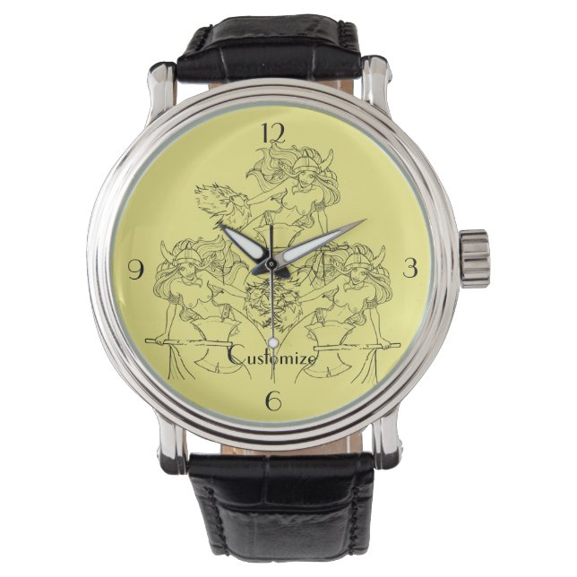 Montre Viking Mermaid Warrior Thunder_Cove (devant)