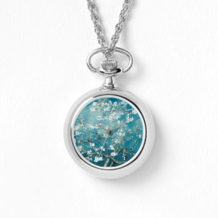 Montre Vincent Van Gogh Almond Blossoms Turquoise Watch