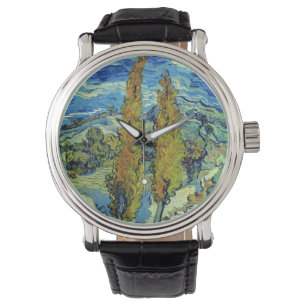 Montre Vincent Van Gogh Deux peupliers à Saint-Rémy