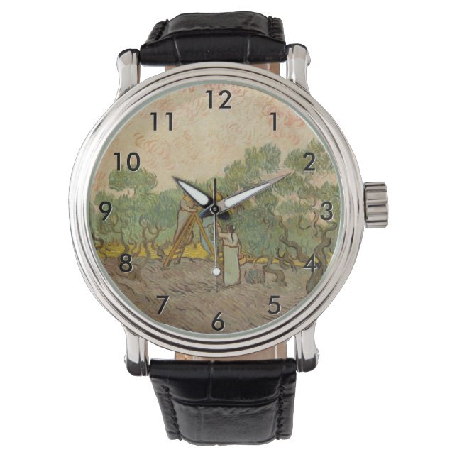Montre Vincent van Gogh - Femmes cueillette d'olives (devant)