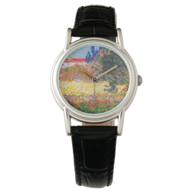 Montre Vincent Van Gogh Jardin en Fleurs (devant)