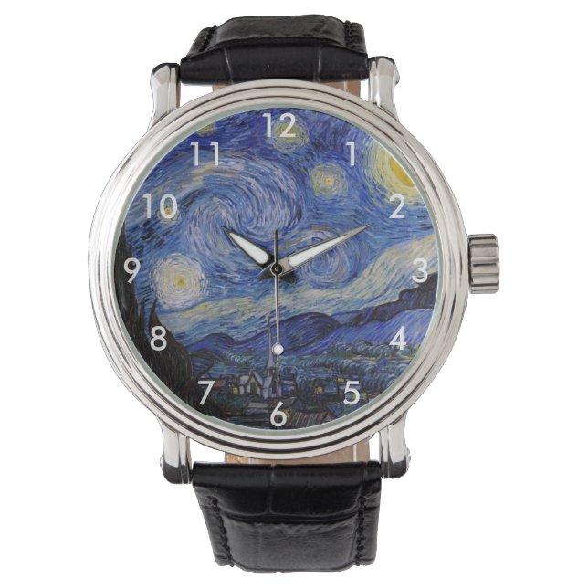 Montre Vincent Van Gogh - La nuit étoilée (devant)