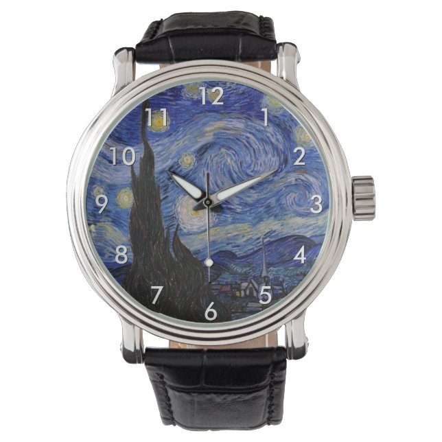 Montre Vincent Van Gogh - La nuit étoilée (devant)