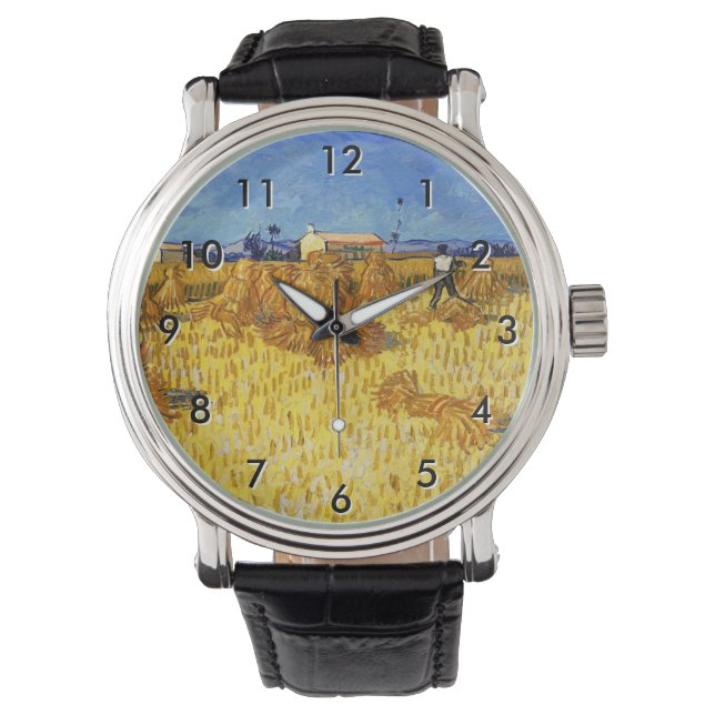 Montre Vincent van Gogh - Récolte en Provence (devant)