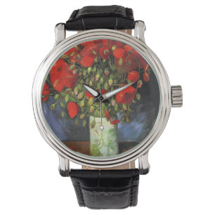 Montre Vincent Van Gogh Vase Avec Des Poppies Rouges