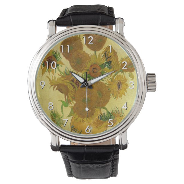 Montre Vincent van Gogh - Vase avec quinze tournesols (devant)
