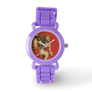 Montre vintage à la broche