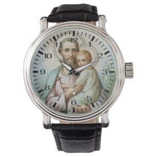 Montre Vintage catholique Saint-Joseph
