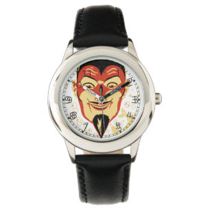 Montre Vintage chef du diable d'Halloween #2