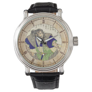 Montre Vintage classique japonais Samurai guerrier Ronin