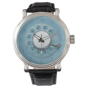 Montre vintage de nouveauté de cadran rotatoire