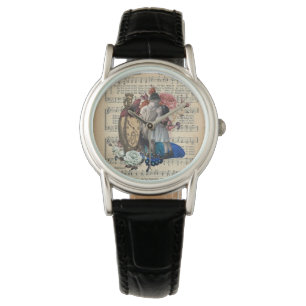 Montre Vintage Enfants & Collage Floral