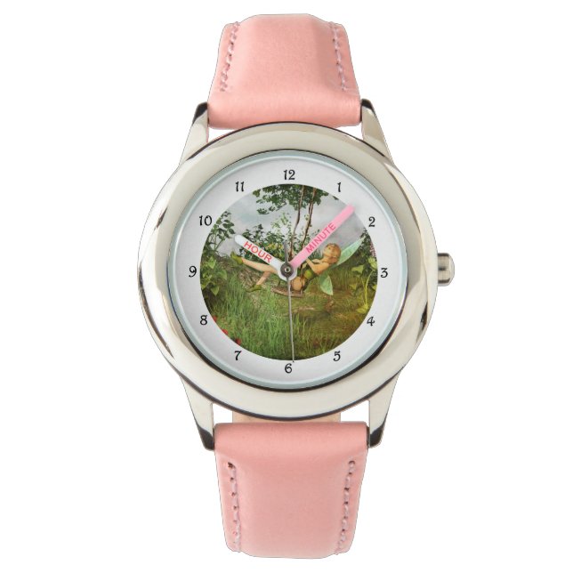 Montre Vintage Fairy on a swing (devant)