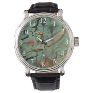 Montre Vintage Fish Marine Life Watch