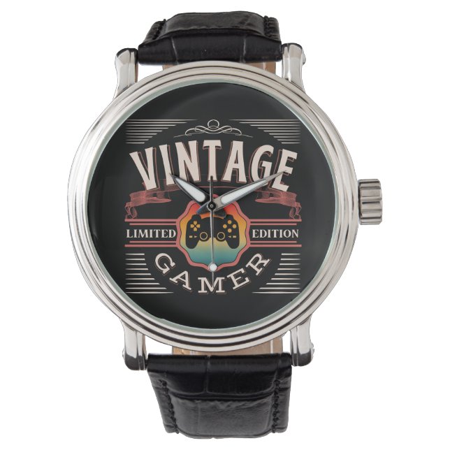 MONTRE VINTAGE GAMER LIMITED EDITION (devant)