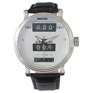 Montre Vintage Gas Pump Face