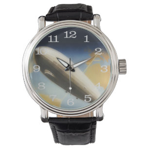 Montre Vintage Graf Zeppelin - chiffres arabes Regarder