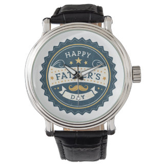 Montre Vintage Happy Fête des pères Watch - Badge Classiq