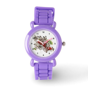 Montre Vintage Humour mignon Chiens de chiot dalmate Cami