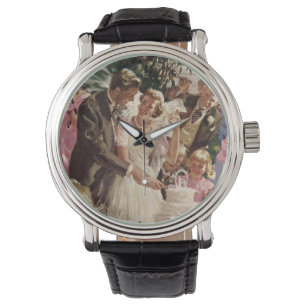 Montre Vintage Mariage Mariée Groom Les jeunes mariés cou