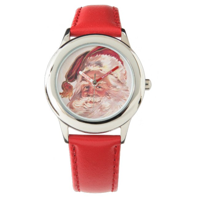 Montre Vintage Noël Père Noël (devant)